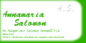 annamaria salomon business card